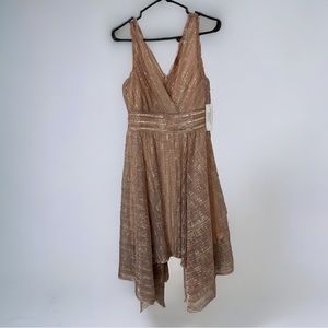 NWT Venus size 6. Handkerchief dress. 100 polyester.